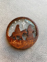 Load image into Gallery viewer, Nativity Scene 3 Layer Acrylic/Wood Ornaments