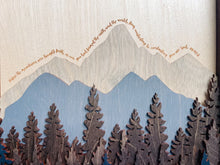 Load image into Gallery viewer, Mountain Layered Wood Art