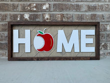Load image into Gallery viewer, Interchangeable HOME Sign with Scripture