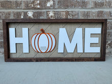 Load image into Gallery viewer, Interchangeable HOME Sign with Scripture