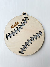 Load image into Gallery viewer, Sport Ornaments (Unfinished Cut Outs for Soccer, Basketball, Baseball and Ballet)