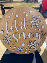 Load image into Gallery viewer, Let It Snow Sign