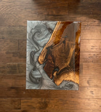 Load image into Gallery viewer, Live Edge Side / Coffee Table (Black Walnut and Resin)