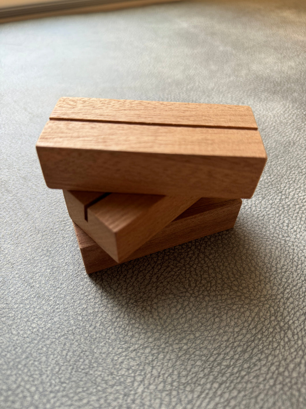 Wood Block Display Stand