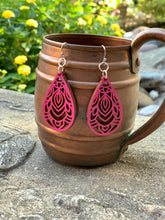 Load image into Gallery viewer, Wooden Mandala Earrings
