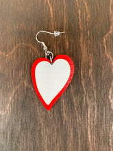 Load image into Gallery viewer, Two Layered Heart Shaped Earrings
