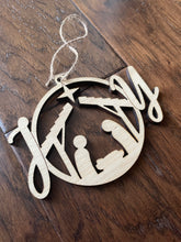 Load image into Gallery viewer, Nativity Ornament (JOY)
