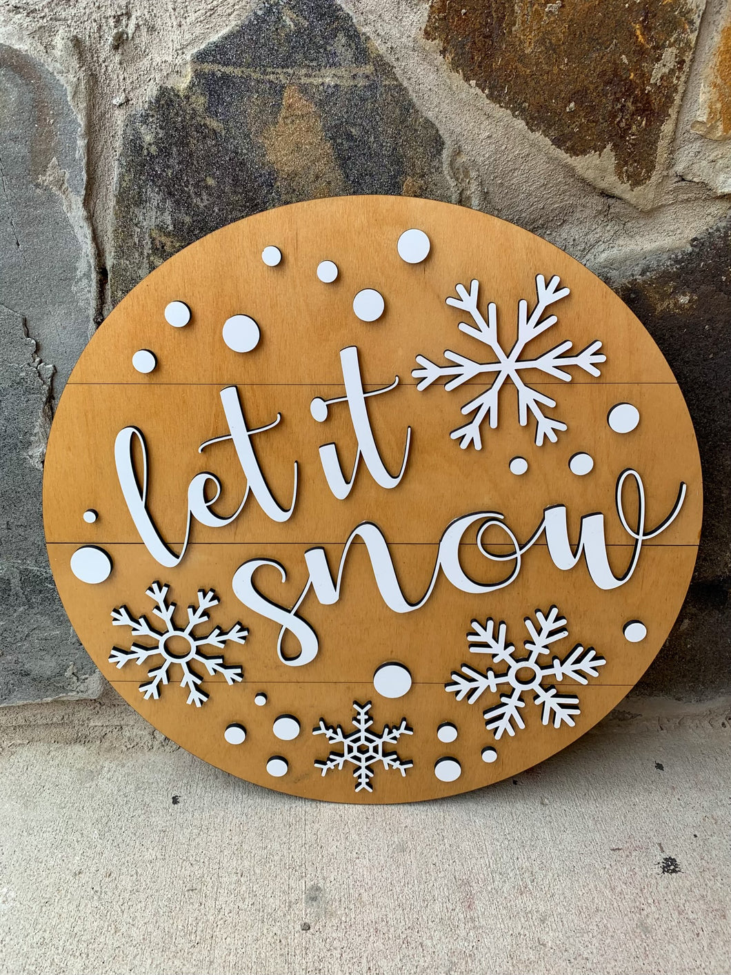 Let It Snow Sign