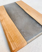 Load image into Gallery viewer, The &quot;Methuselah&quot; | Walnut Resin Charcuterie Board (Antique Gray)
