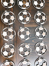 Load image into Gallery viewer, Sport Ornaments (Unfinished Cut Outs for Soccer, Basketball, Baseball and Ballet)
