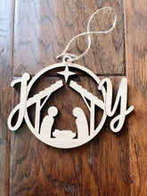 Load image into Gallery viewer, Nativity Ornament (JOY)
